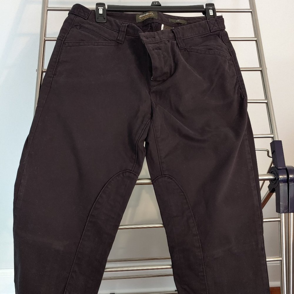 Eddie Bauer Women's Sz 10 Shaw Trousers, Black